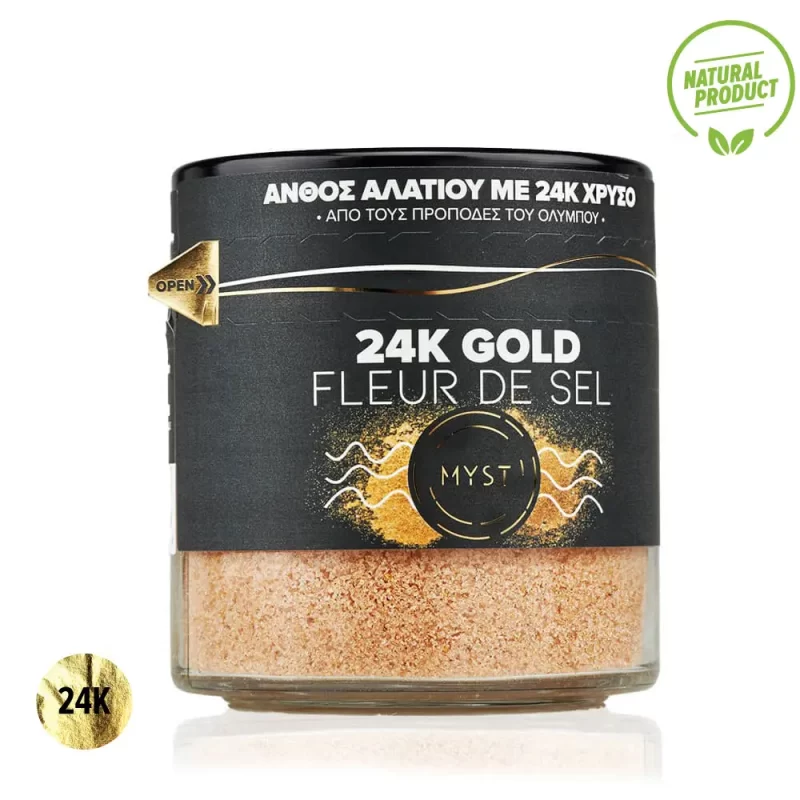 Fleur De Sel with 24K Edible Golden Flakes - Image 2