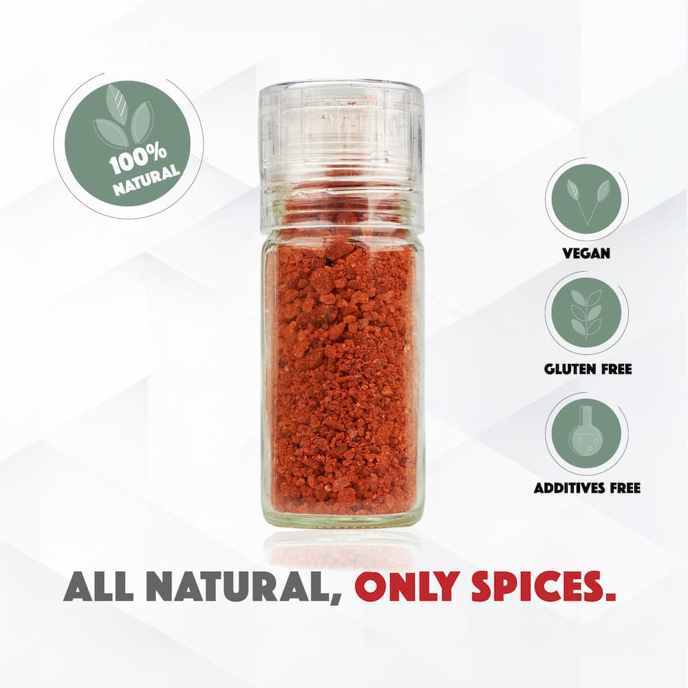 Sea Salt Blend Smoked Paprika | Grinder - Image 3