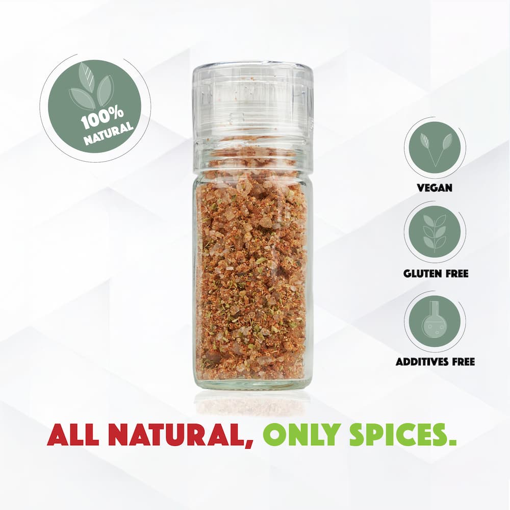 Sea Salt Blend Tomato & Basil | Grinder - Image 3